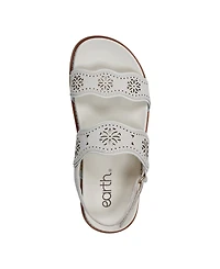 Earth Women's Ferne Strappy Slingback Casual Flat Sandals