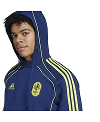 Adidas Men's Blue Nashville Sc 2025 Travel Pullover Hoodie