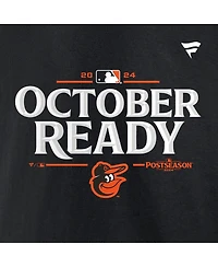 Fanatics Men's Black Baltimore Orioles 2024 Mlb Postseason Locker Room T-Shirt