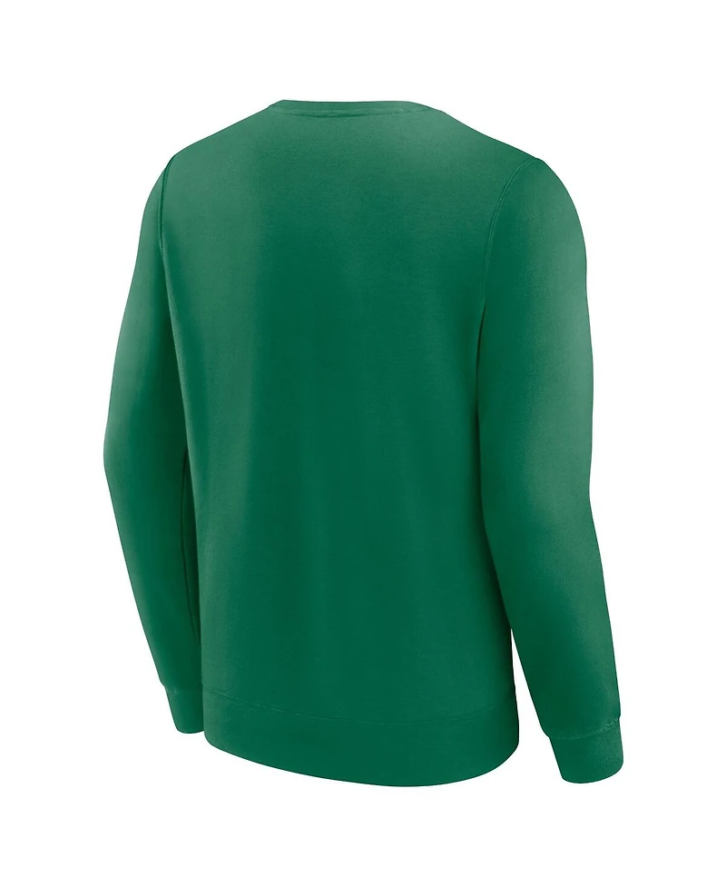 Fanatics Men's Kelly Green Philadelphia Eagles Gridiron Classics Victory Arch Pullover Sweatshirt