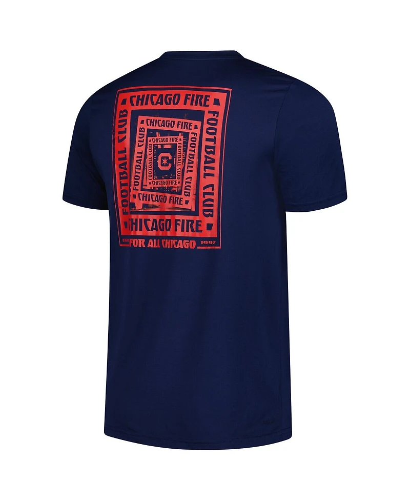 Adidas Men's Navy Chicago Fire Local Wrap T-Shirt
