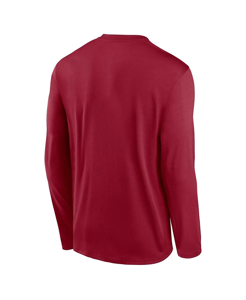 Nike Men's Cardinal Usc Trojans Primetime Alternate Logo Legend Long Sleeve T-Shirt