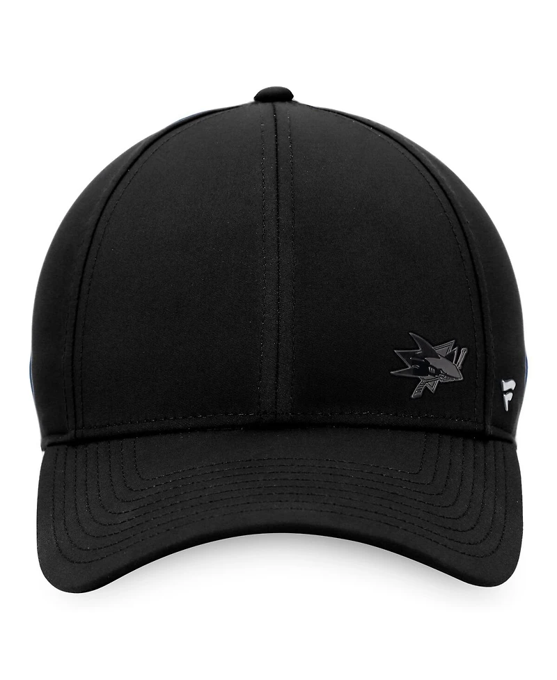 Fanatics Women's Black San Jose Sharks Authentic Pro Road Structured Adjustable Hat