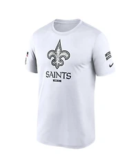 Nike Men's White New Orleans Saints 2024 Salute To Service Legend Performance T-Shirt