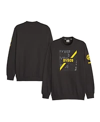 Puma Men's Black Borussia Dortmund FtblCore Graphic Pullover Sweatshirt