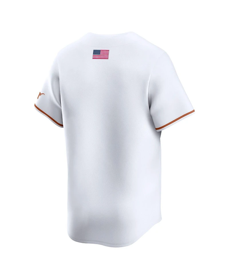 Nike Men's White Texas Longhorns College Limited Baseball Jersey