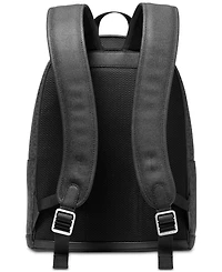 Michael Kors Men's Explorer Leather Logo Backpack