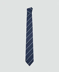 Mango Men's Striped Silk Cotton Tie