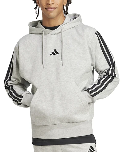 adidas Men's Essential Three Stripes Fleece Hoodie