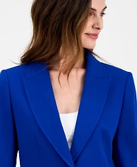 Tahari Asl Women's Peak-Lapel Button-Cuff Jacket