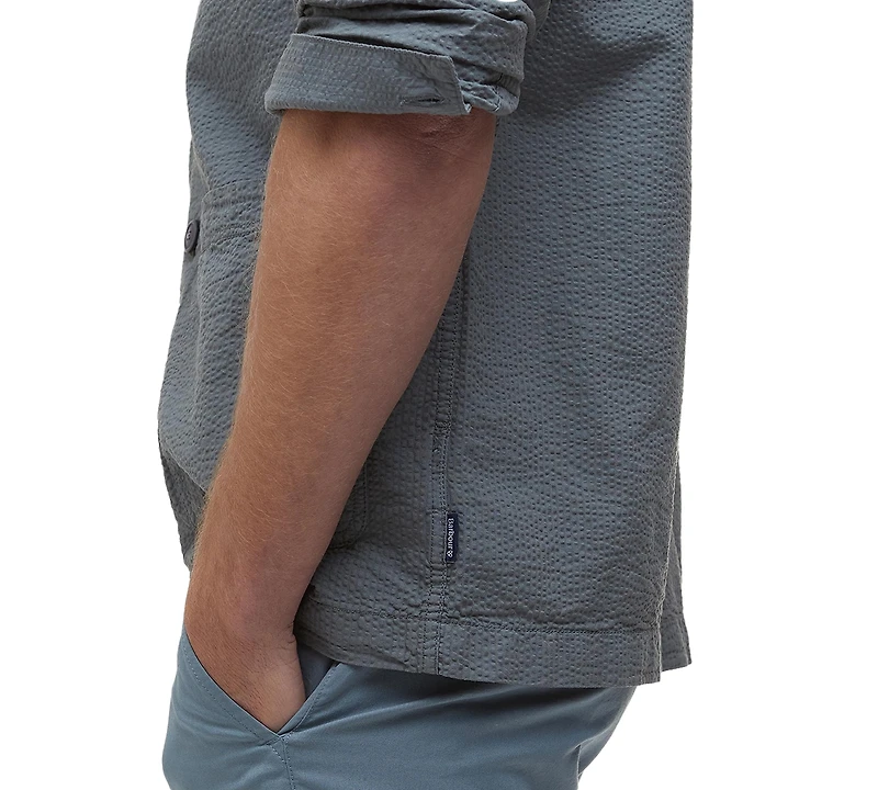 Barbour Men's Callercove Seersucker Shirt Jacket