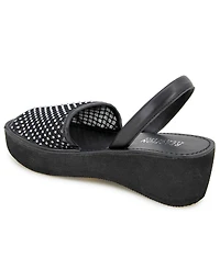 Kenneth Cole Reaction Women's Fine Glass Mesh Wedge Sandals