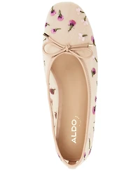 Aldo Women's Joselie Bow-Trim Ballerina Flats