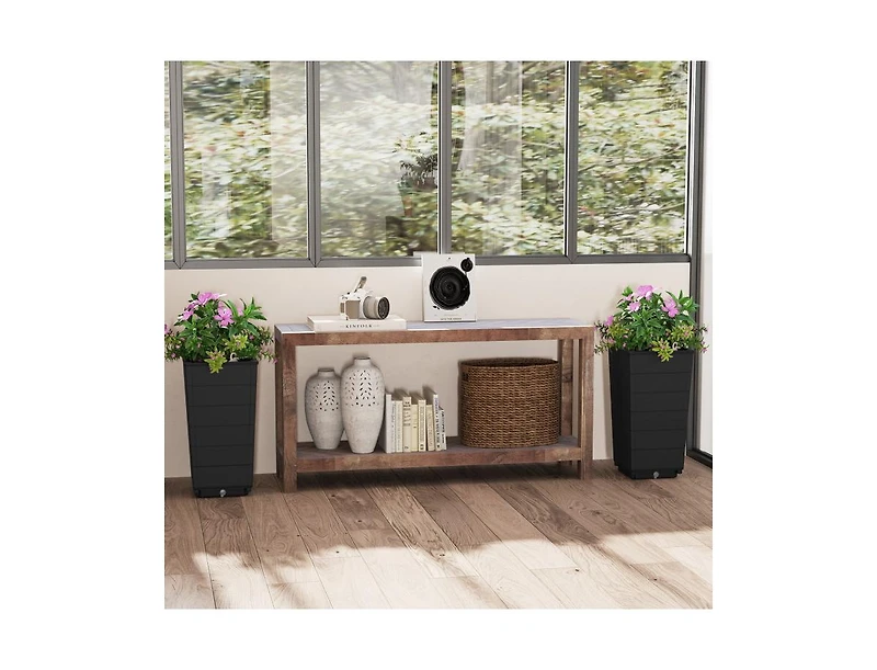 Modern Flower Planter for Front Porch and Lobby Stylish Durable Design