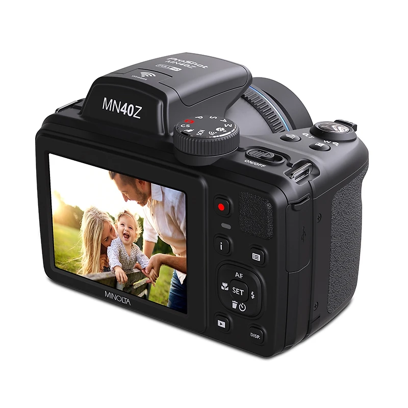 Minolta Minolta ProShot MN40Z 20 Mp Digital Camera w/40x Optical Zoom and Fhd Video