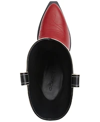 Coach Women's Aria Leather Tall Cowboy Boots