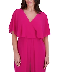 kensie Women's Flutter-Sleeve Jumpsuit