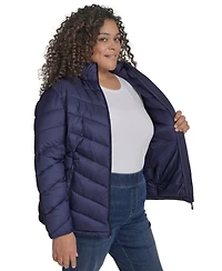Charter Club Plus Packable Hooded Puffer Coat