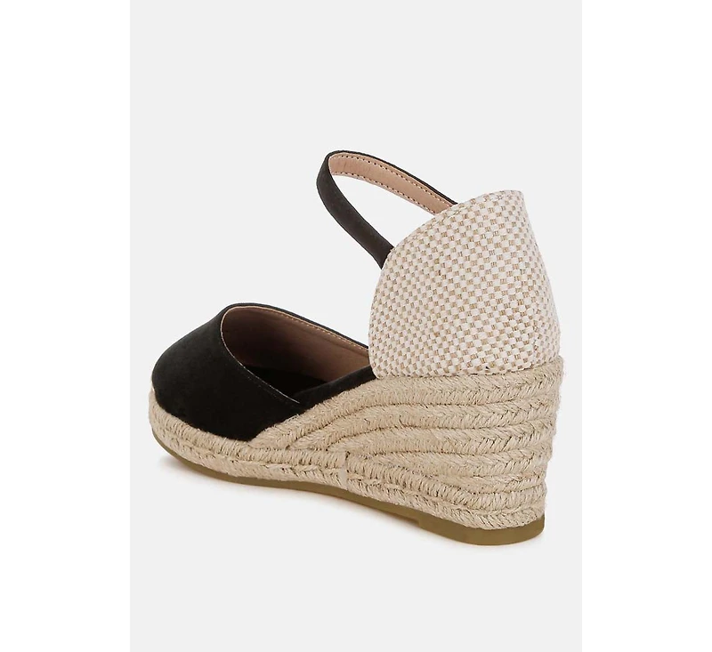 Paryor Microfiber Espadrilles Sandals