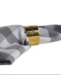 Design Imports Assorted Always Grateful Napkin Ring, Set of 4