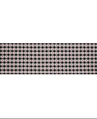 Design Imports Hearts Dobby Check Table Runner, 14" x 108"