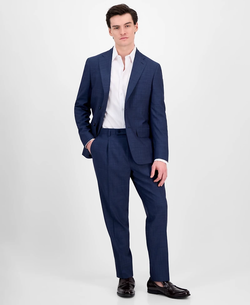 Calvin Klein Men's Slim-Fit Italian Wool Solid Suit