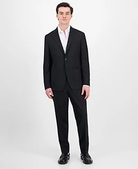 Calvin Klein Men's Slim-Fit Italian Wool Solid Suit