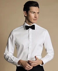 Charles Tyrwhitt Men's Slim-Fit Luxury Dress Shirt