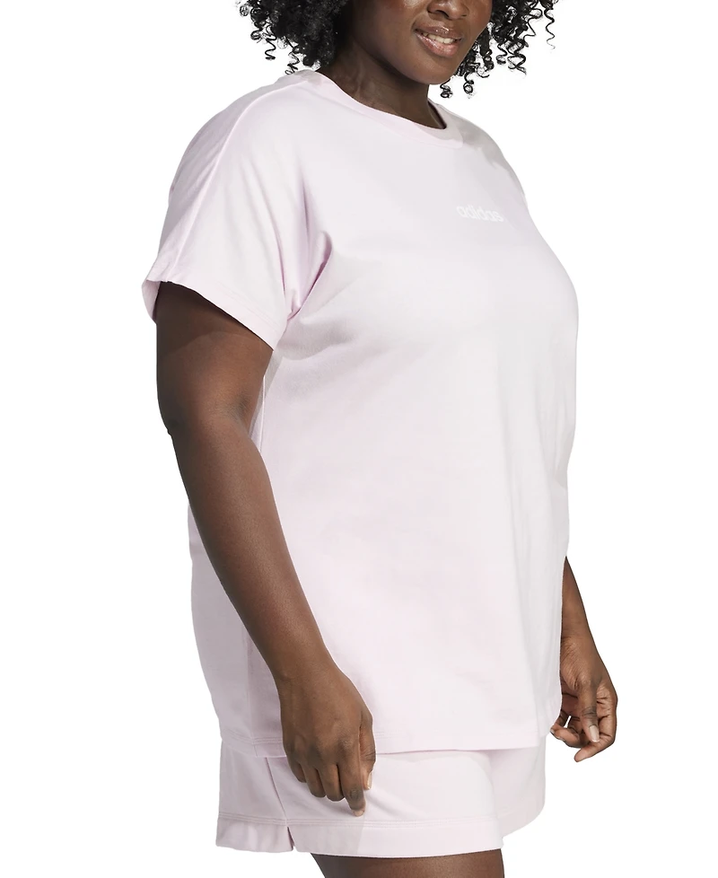adidas Plus Cotton The Essentials Crewneck T-Shirt
