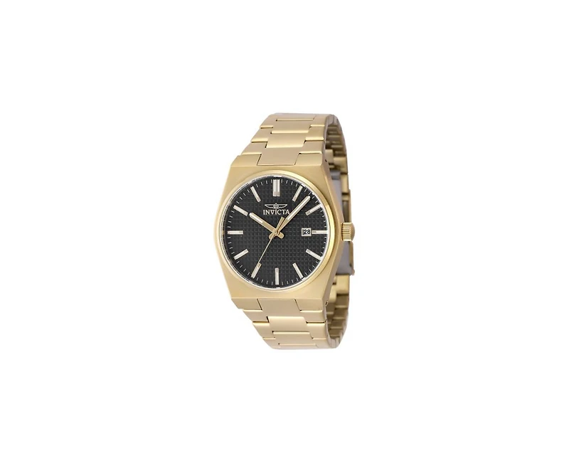 Invicta Men's Speedway Quartz 3 Hand Black Dial Watch