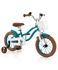 Kids Bike with Front Handbrake and 2 Training Wheels