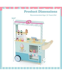 Kids Ice Cream Truck Playset with Vending Machine Fun Pretend Play Toy for Toddlers