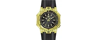 Technomarine's Men's Tm-224011 Manta Sea Quartz 3 Hand Black Dial Watch