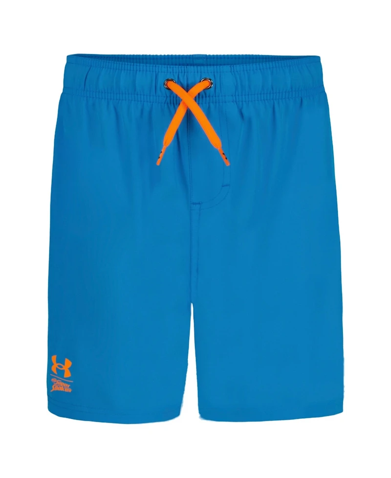 Under Armour Big Boys 2-in-1 Compression Super Soaker Printed Volley Shorts