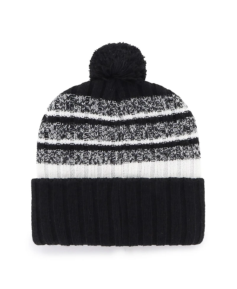 '47 Brand Men's Black Baltimore Ravens Tavern Cuffed with Pom Knit Hat