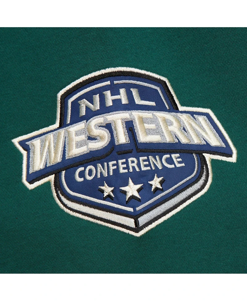 Mitchell & Ness Men's Hunter Green Minnesota Wild Heritage Lace-Up Pullover Sweatshirt