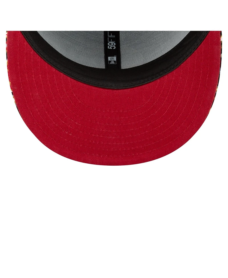 New Era Men's Black Atlanta United Fc Element Tech Pack 59FIFTY Fitted Hat