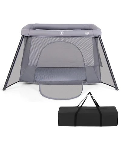 Foldable Baby Playpen with Safety Sides, 2-in-1 Design for Secure Playtime