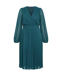 City Chic Plus Finley Sheer Dress