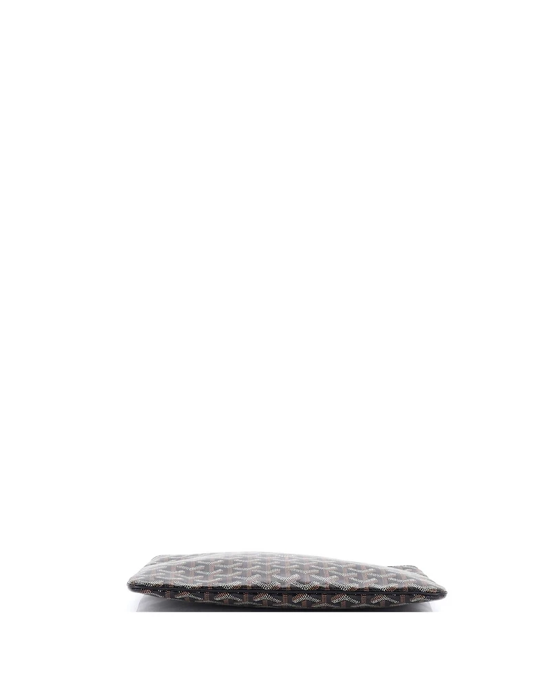Pre-Owned Goyard Mm Senat Zip Pouch Coated Canvas