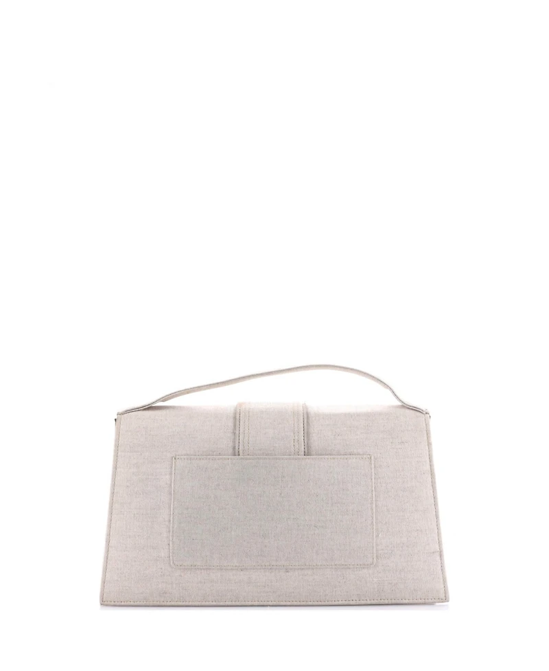 Pre-Owned Jacquemus Le Bambinou Flap Bag Linen
