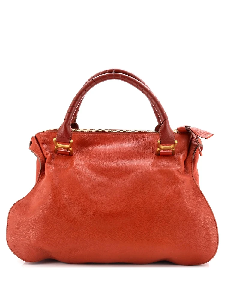 Pre-Owned Chloe Large Marcie Shoulder Bag Leather