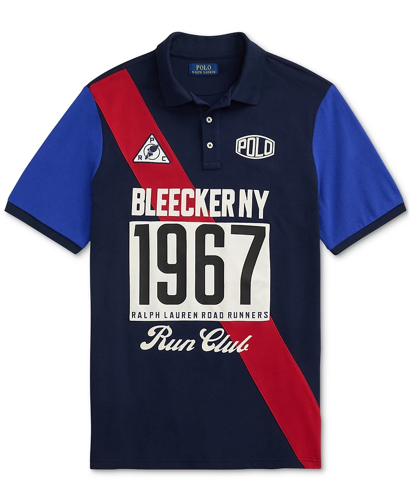 Polo Ralph Lauren Men's Classic-Fit Mesh Graphic Polo Shirt