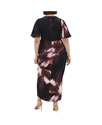 Plus Size Braelynn Print Maxi Dress