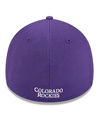 New Era Men's Purple Colorado Rockies 2025 Spring Training 39THIRTY Flex Hat