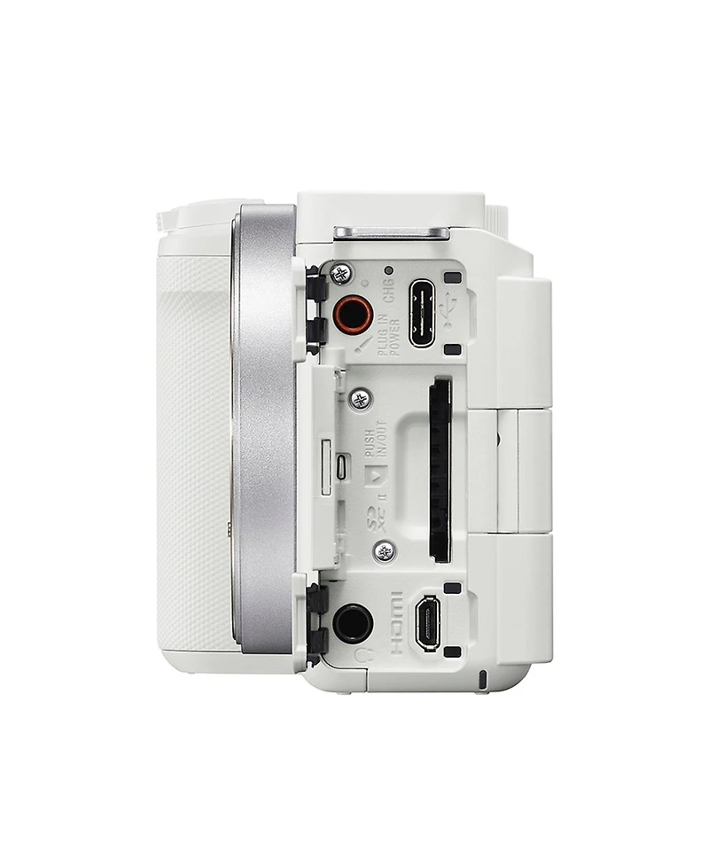 Sony Sony Alpha ZVE10 Ii Aps-c Interchangeable Lens Mirrorless Content Creators Camera Kit and 16-50mm Lens Kit (White)