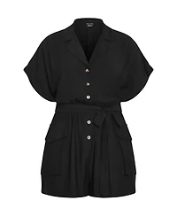 Plus Jade Playsuit