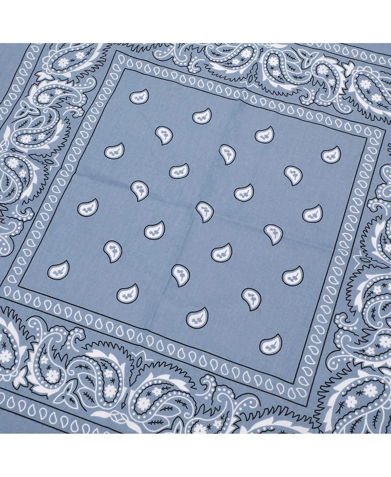 Bioworld Lightweight Blue 22"x22" 6-Pack Bandana Set