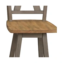 Counter Height Swivel Chair (Rta)-Set of 2