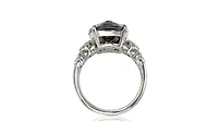Suzy Levian Sterling Silver Cubic Zirconia Cocktail Ring